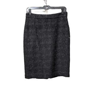 🌟70% OFF🌟 Ann Taylor🌟Black Glimmer Winter Skirt